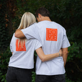 LOVE T-shirt in Heather Grey