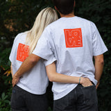 LOVE T-shirt in Heather Grey