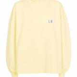 Cotton Oversized Sweater in Butter