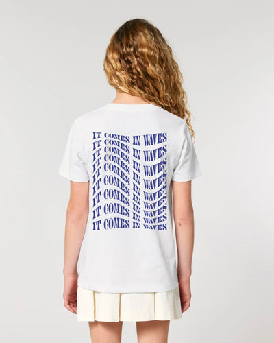 'It Comes in Waves' kids T-shirt