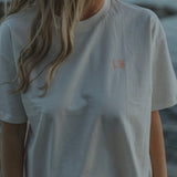 'Rooted in Love, Protected From Above' T-shirt in Cream