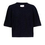 Knitted T-shirt Night blue