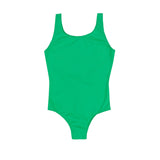 Kids Dominga swimsuit in Heart Green